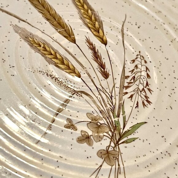 Treasure Craft Pottery Golden Wheat Trivet - Picture 3 of 7